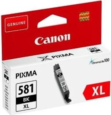 Produktbild von Canon CLI-581BK XL, Schwarz, Tinte auf Pigmentbasis, 8,3 ml, 520 Seiten