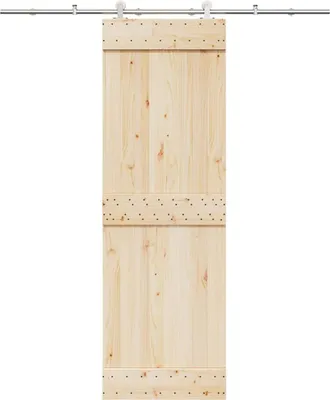 Immagine prodotto di vidaXL Set di ferramenta per porte scorrevoli 200 cm acciaio inox argento