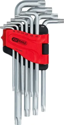 Immagine prodotto di KS TOOLS Set di cacciaviti angolari Torx cromo opaco 151.4880
