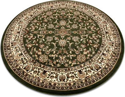 Produktbild von Teppich ROYAL ADR Kreis modell 1745 grün Grün rund 200 cm