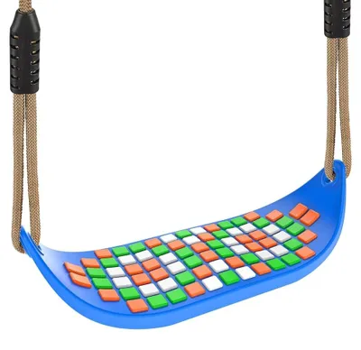 Image de Siège de balançoire robuste avec corde réglable, idéal pour une utilisation intérieure et extérieure