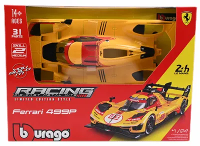 Produktbild von Bburago Ferrari 499P #83 Bausatz 1:24 Robert Kubica Modellauto zum Zusammenbauen