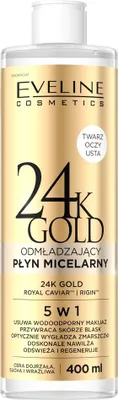 Obrázok produktu pre Eveline 24K Gold Płatki Micelarne do Demakijażu 400 ml