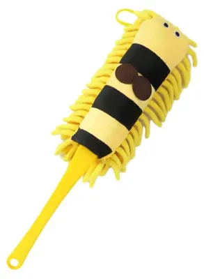 Obrázek produktu pro Teleskopický prachovka s mikrovláknem, omyvatelná, žlutá, 35 cm