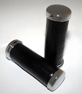 Produktbild von SHIN YO Lenkergriffe Chrom Leder