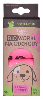Obrázok produktu pre VRECKO ŠKROBU - Vrecúška na psie hovienka - 8 x 15