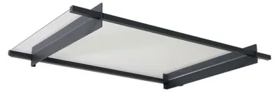 Produktbild von Palram - Canopia Vordach Nancy 1500 Anthrazit 94x151x14 cm