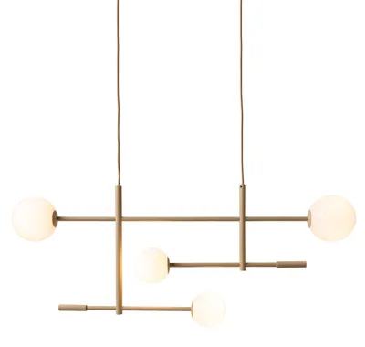 Produktbild von It's about Romi Hängelampe Copenhagen Glas 4-flammig Beige