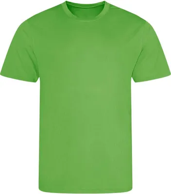 Produktbild von Just Cool JC001 | Cool T-Shirt +WRAP  +UV-Sonnenschutz 30 - Farbe: Lime Green - Größe: L