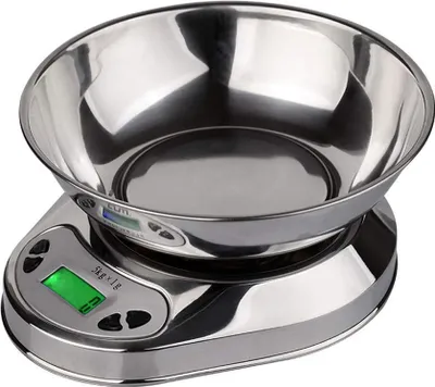 Obrázek produktu pro Verk 17141 Digitální kuchyňská váha s miskou 5kg/1g, stříbrná