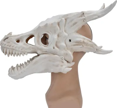 Obrázok produktu pre Latexová simulácia dinosaurskej lebky Maska hlavy Halloween Kostým Party Cosplay rekvizity Dekorácia
