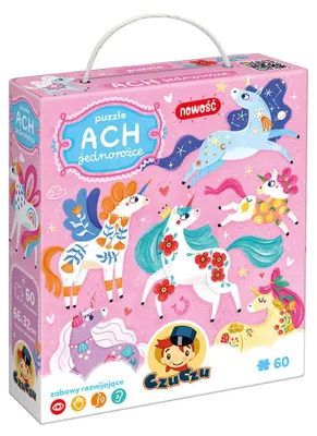 Produktbild von CzuCzu Puzzle 60el Ach Einhörner