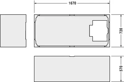Produktbild von Duravit Duravit Wannenträger f 700335