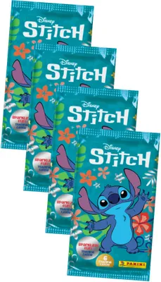 Produktbild von Stitch Karten - (2025) Stitch Trading Cards Sammelkarten - 4 Booster