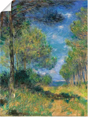 Produktbild von ARTland Poster Nadelbäume in Varengeville. 1882 Größe: 90x120 cm