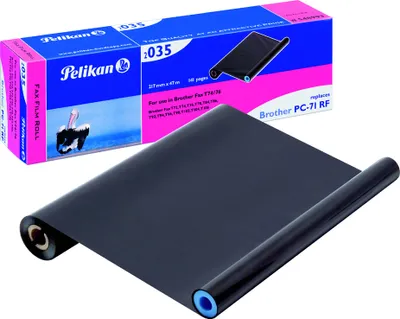 Obrázok produktu pre Pelikan 2033, 420 strany, Čierna, Brother Fax 1010 E, 1010 Plus, 1020 E, 1030 E, 1 kusov, 217 mm, 70 x 232 x 51 mm
