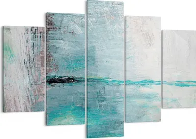 Produktbild von Bild auf Leinwand - Leinwandbild - Abstraktion modern - 150x100cm - Wand Bild - Wanddeko - Leinwanddruck - Bilder - Kunstdruck - Wanddekoration - Leinwand bilder - Wandkunst - EA150x100-3591