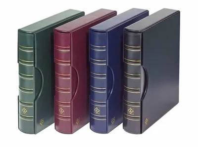 Produktbild von Ringbinder GRANDE CLASSIC mit Schuber, blau