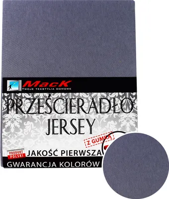 Produktbild von Jersey Spannbettlaken 160x200 cm grau – dick, weich & mit Rundumgummi