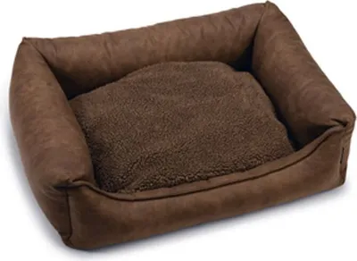 Produktbild von Beeztees Uma - Orthopädisches Hundebett - Braun - 80x60x22 cm