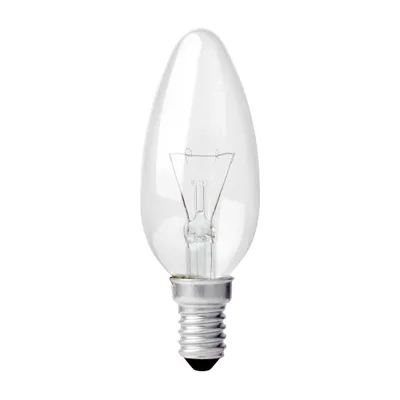 Produktbild von Merkur Glühbirne Kerze 40W E14 klar 127V Glühlampe warmweiß dimmbar Sonderspannung