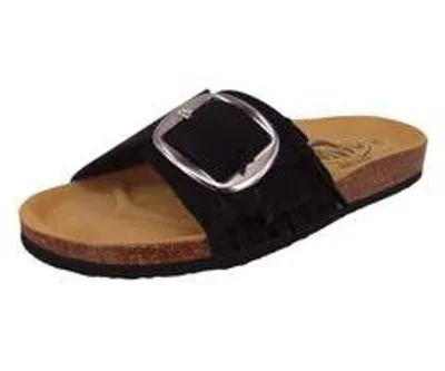 Produktbild von Plakton Damen Komfort Sandalen Bounty 186399 186399 Afelpado Schwarz