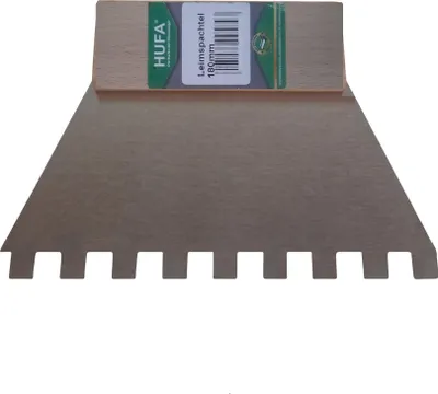Produktbild von Hufa Kleberspachtel Stahl Holzgriff 180mm 10x10mm gezahnt