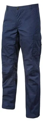 Productafbeelding van Blauwe werkbruik broek, maat XXL (60-62)