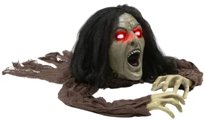 Zdjęcie produktu dla Pełzający zombie - dekoracja ze światłami i dźwiękiem