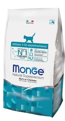 Productafbeelding van Monge 8009470004879, Kittenvoer, Geschikt voor alle rassen, Kip, 1,5 kg, Bevat antioxidanten