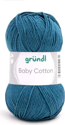 Produktbild von Gründl Wolle Baby Baumwolle 50 g petrol
