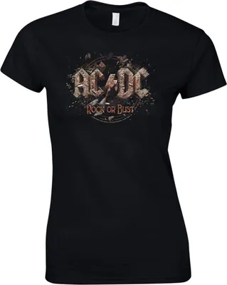 Produktbild von AC/DC Rock or bust Girlie t-shirt