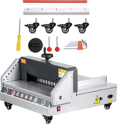 Obrázok produktu pre Elektrická rezačka papiera - Stolová rezačka - Šírka rezu 33,02 cm - Hrúbka rezu 4 cm - Tlačidlové ovládanie - Pre formát A3 - Pre kanceláriu/školu/tlačiareň