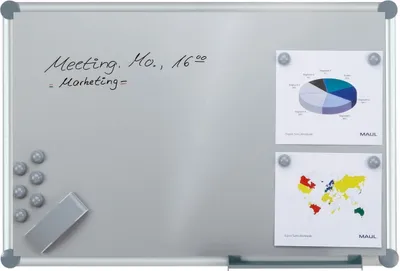 Produktbild von MAUL Whiteboard MAULpro 60 x 90 cm silber