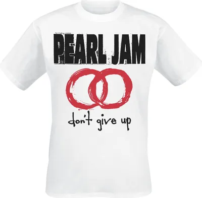 Produktbild von Pearl Jam T-Shirt Herren Don't Give Up weiß Band-Merch, Bands 100% Baumwolle S