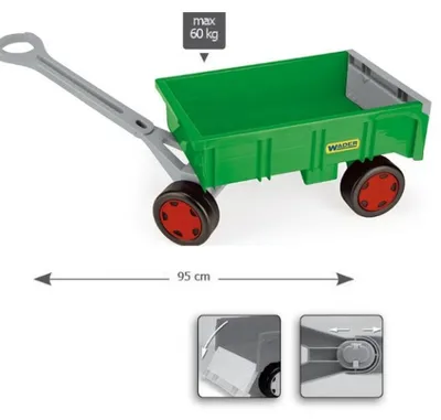 Productafbeelding van HANDWAGEN, groen-zilver