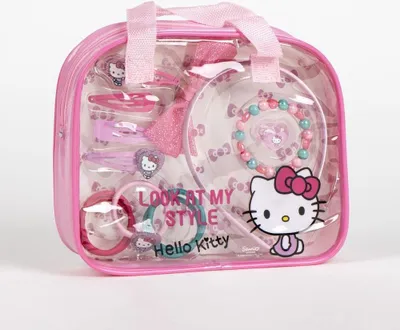 Obrázek produktu pro Sada kosmetických doplňků Hello Kitty pro make-up a péči o pleť