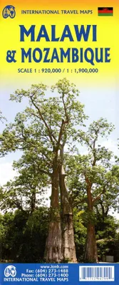 Productafbeelding van Malawi/Mozambique, schaal 1:920.000