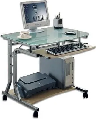 Image de Techly ICA-TB 3791A Table d'ordinateur Cerisier (Obst)