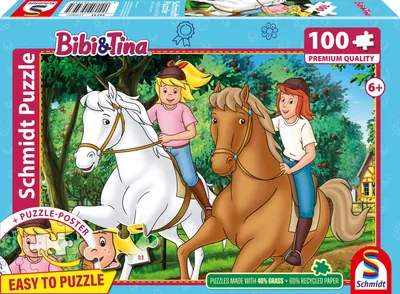 Produktbild von Schmidt 56543 Bibi & Tina Sommerausritt Kinderpuzzle, 100 Teile