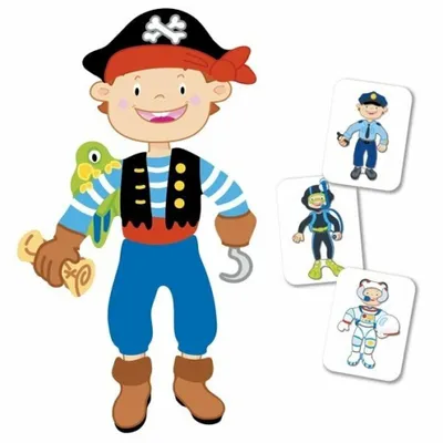 Zdjęcie produktu dla Goki Dress-up magnet game, 3 lat(a), Karton, Wielobarwny
