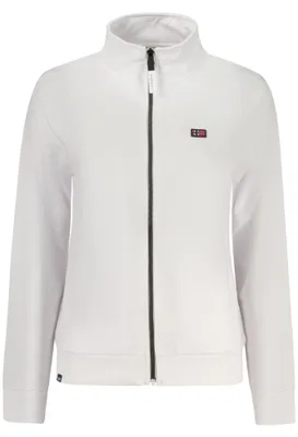 Obrázok produktu pre Norwegen 1963 Weisses Damen-Sweatshirt Mit Reissverschluss