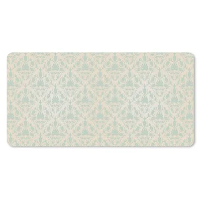 Produktbild von MuchoWow® Schreibtischunterlage Damast - Vintage - Pastell - Design 80x40 cm - XXL Mauspad - Gaming Mauspad