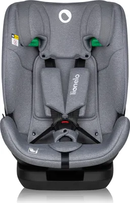 Zdjęcie produktu dla lionelo Lavender i-Size fotelik samochodowy dla dzieci od 1 roku do 12 lat, od 9 kg do 36 kg ISOFIX Szeroki drążek regulacyjny Szary