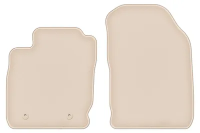 Produktbild von DURBAN Beige Velours-Fußmatten vorne für Ford EcoSport MK2 Crossover (2012-2017)