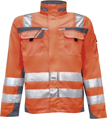 Produktbild von Blousonjacke Warnschutz orange/grau, Gr. M - PKA Klöcker