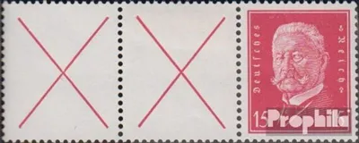Produktbild von Briefmarken Deutsches Reich 1928 Mi W30.2 mit Falz Reichspräsidenten