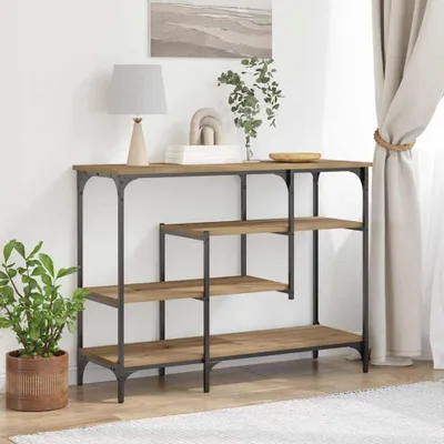 Produktbild von "im Sonderangebot"Konsolentisch - modernes Design - Flurtisch/Beistelltisch - mit Regal Artisan-Eiche 100x35x75cm Promotion929555 - Konsolentische