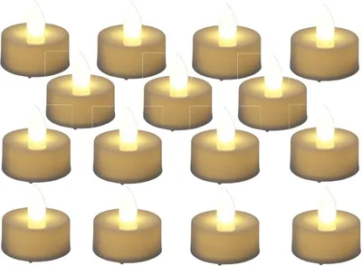 Obrázok produktu pre Sada 15 sviečok LED na čajové sviečky