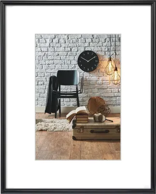 Produktbild von Hama Sevilla, Einzelbilderrahmen, Polystyrol (PS), Schwarz, Wand, 40 x 60 cm, Rechteckig